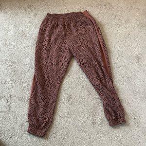 Cheetah joggers